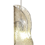 NL81969 Taki Wall Light 1 Light Brass/Polished Chrome & Cognac Glass
