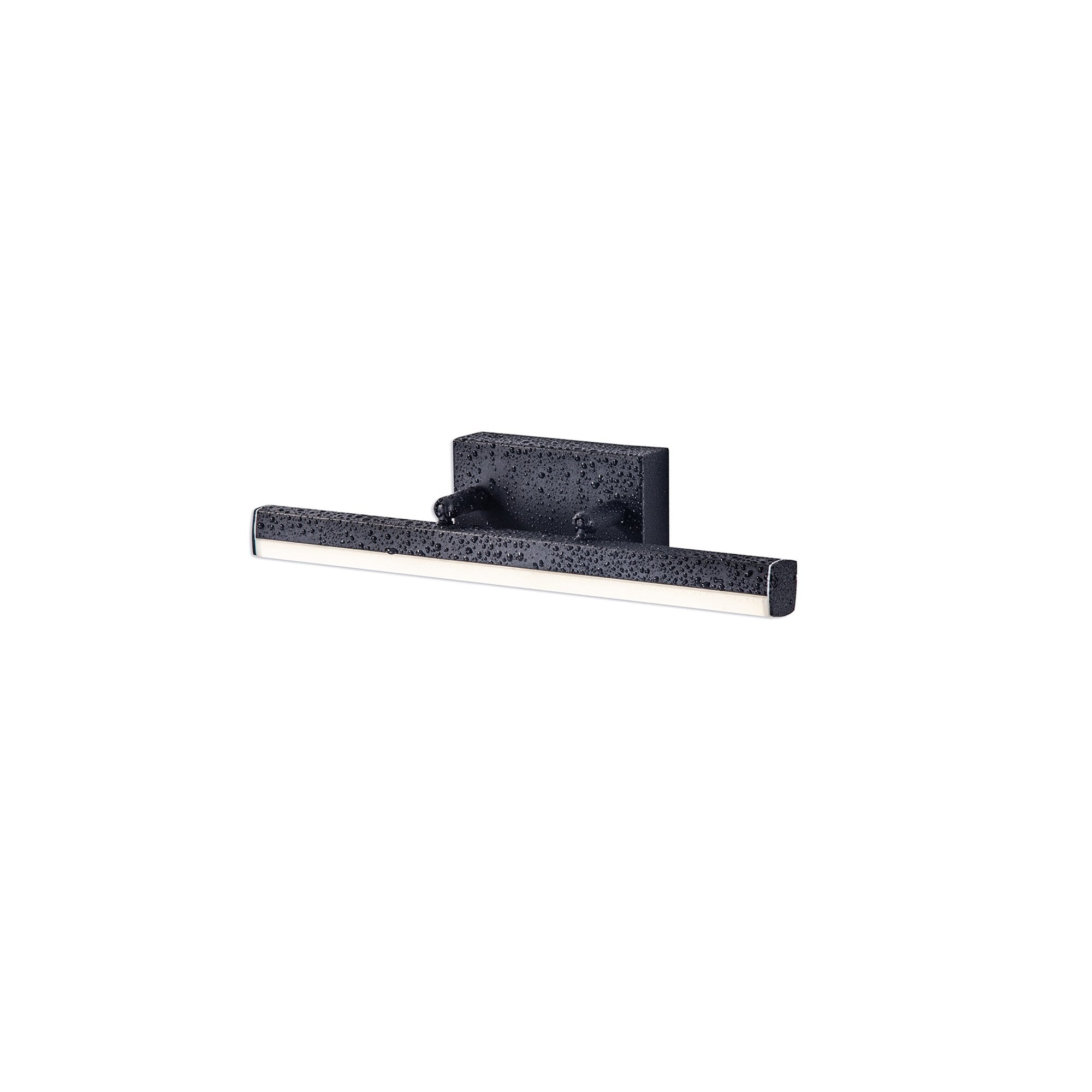 NL82119 Alfie Bathroom LED Wall Lamp Small Adjustable Sand Black