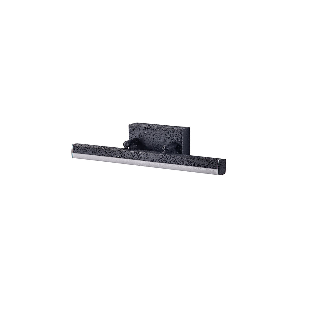 NL82119 Alfie Bathroom LED Wall Lamp Small Adjustable Sand Black