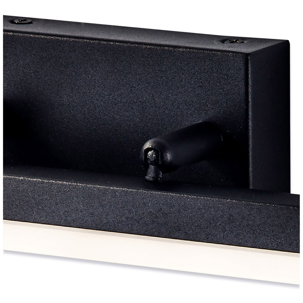 NL82119 Alfie Bathroom LED Wall Lamp Small Adjustable Sand Black