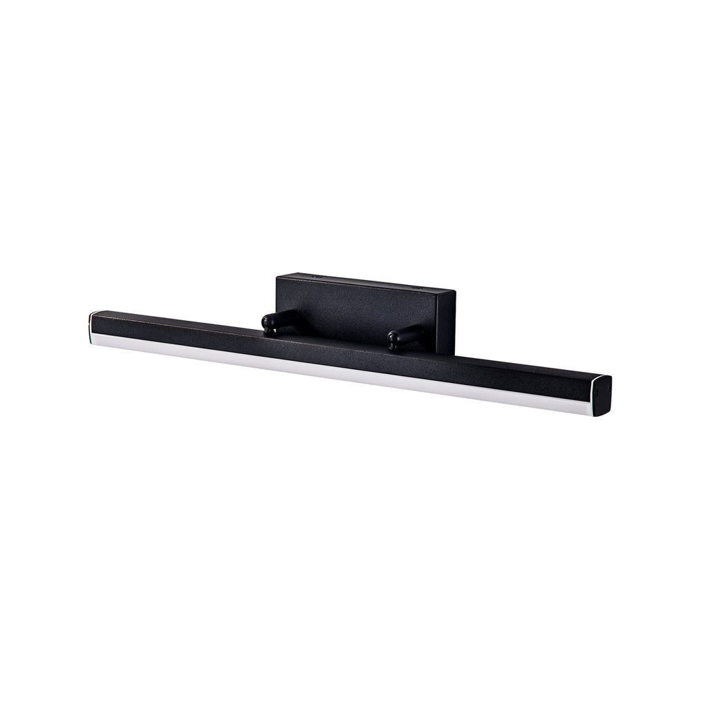 NL82129 Alfie Bathroom LED Wall Lamp Medium Adjustable Sand Black