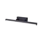 NL82129 Alfie Bathroom LED Wall Lamp Medium Adjustable Sand Black