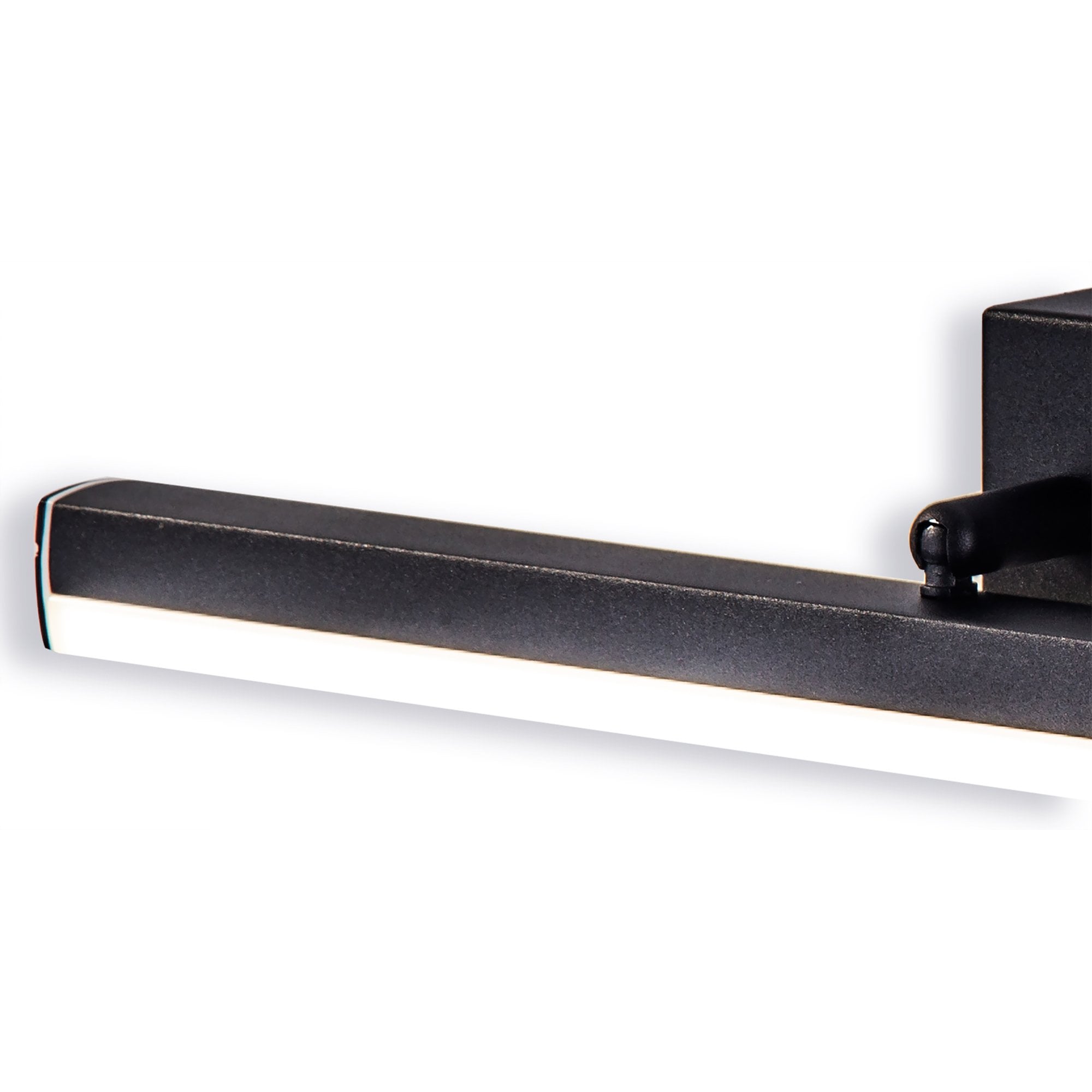 NL82129 Alfie Bathroom LED Wall Lamp Medium Adjustable Sand Black