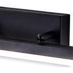 NL82129 Alfie Bathroom LED Wall Lamp Medium Adjustable Sand Black