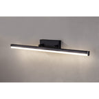 NL82139 Alfie Bathroom LED Wall Lamp Large Adjustable Sand Black