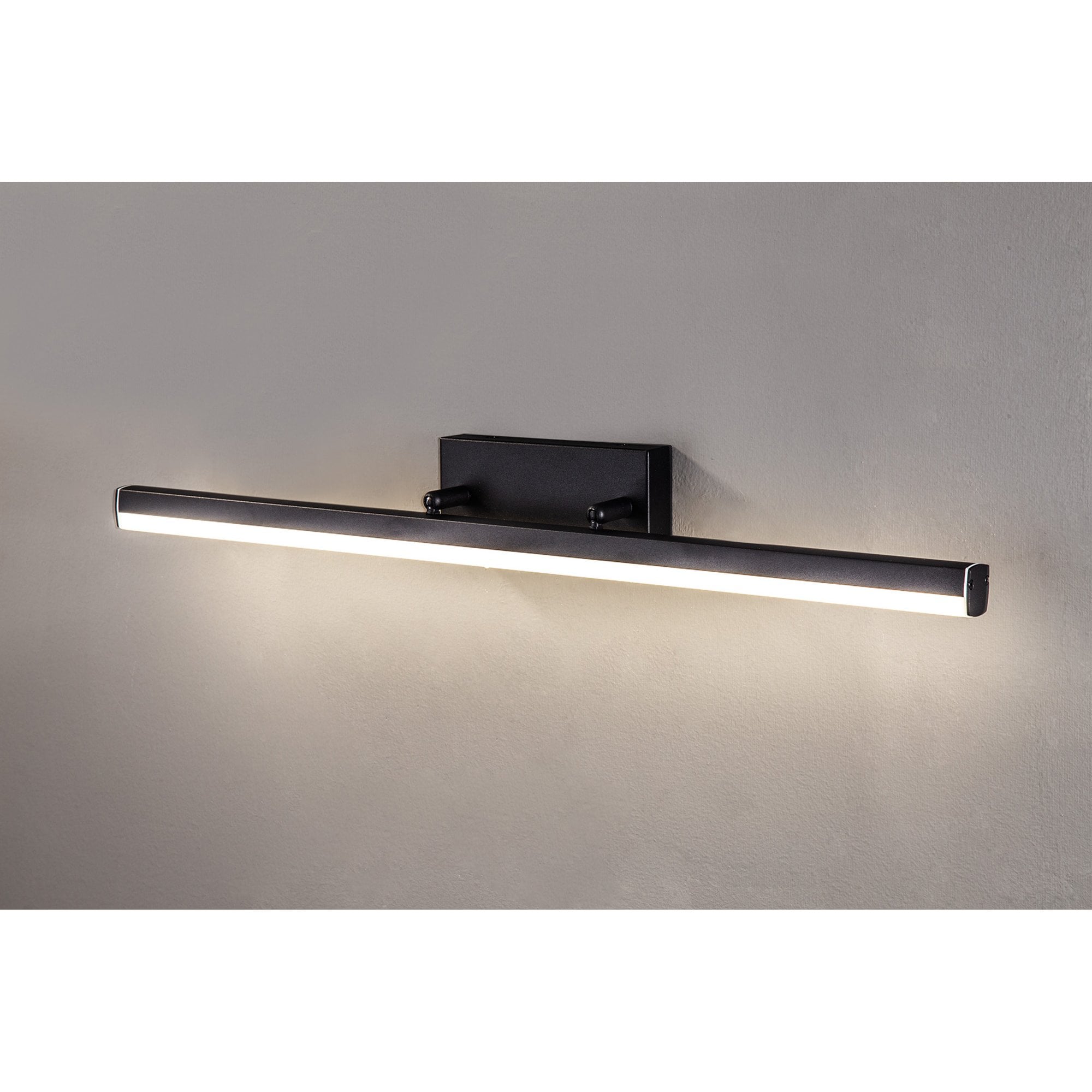 NL82139 Alfie Bathroom LED Wall Lamp Large Adjustable Sand Black