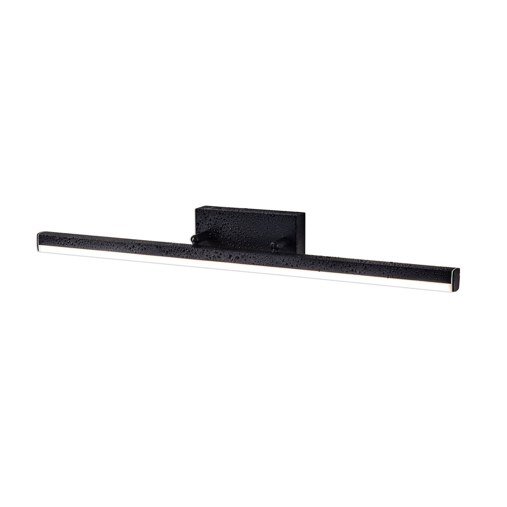 NL82139 Alfie Bathroom LED Wall Lamp Large Adjustable Sand Black
