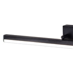 NL82139 Alfie Bathroom LED Wall Lamp Large Adjustable Sand Black