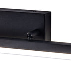 NL82139 Alfie Bathroom LED Wall Lamp Large Adjustable Sand Black