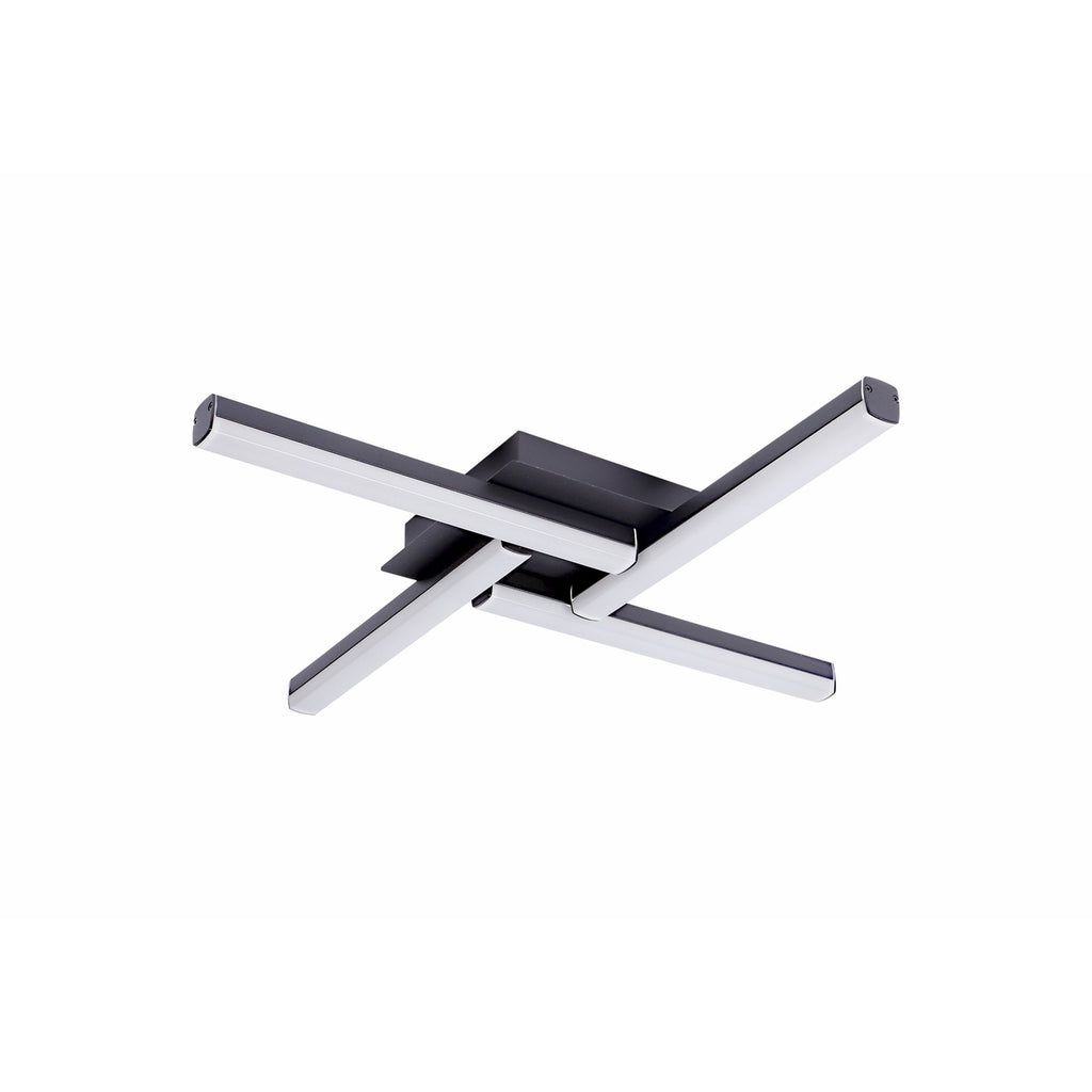 NL82149 Alfie LED 4 Light Ceiling Sand Black