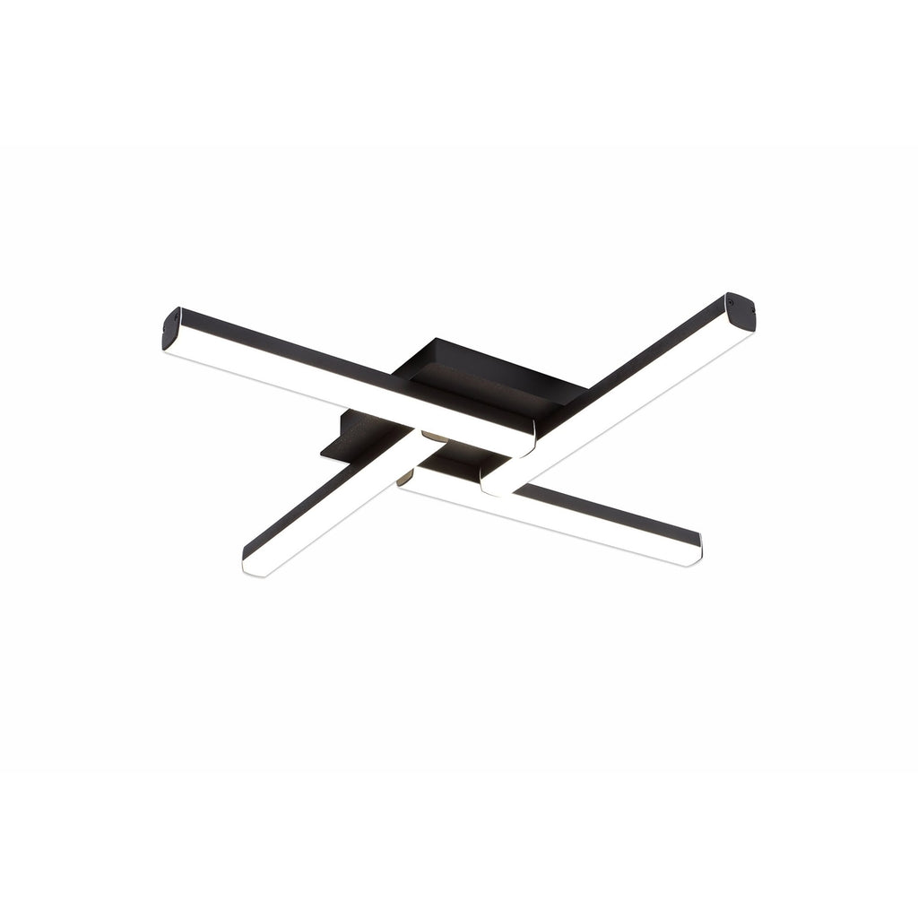 NL82149 Alfie LED 4 Light Ceiling Sand Black