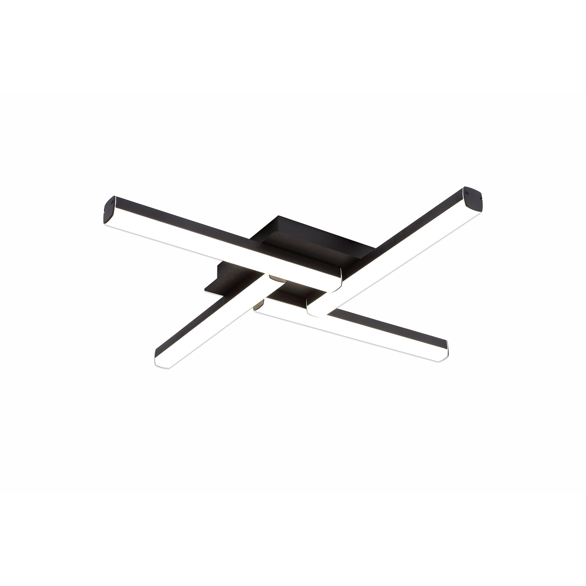 NL82149 Alfie LED 4 Light Ceiling Sand Black