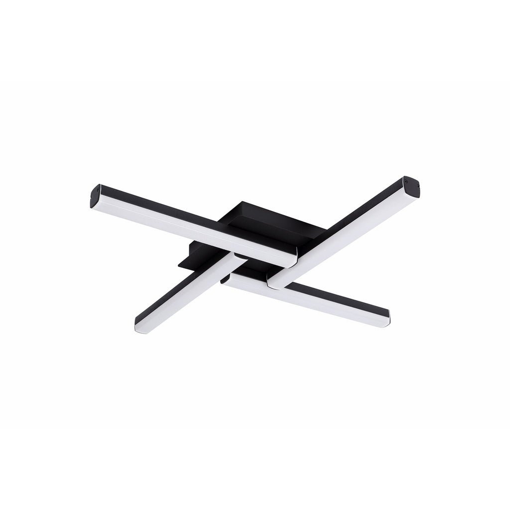 NL82149 Alfie LED 4 Light Ceiling Sand Black
