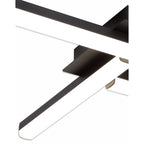 NL82149 Alfie LED 4 Light Ceiling Sand Black