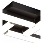 NL82149 Alfie LED 4 Light Ceiling Sand Black