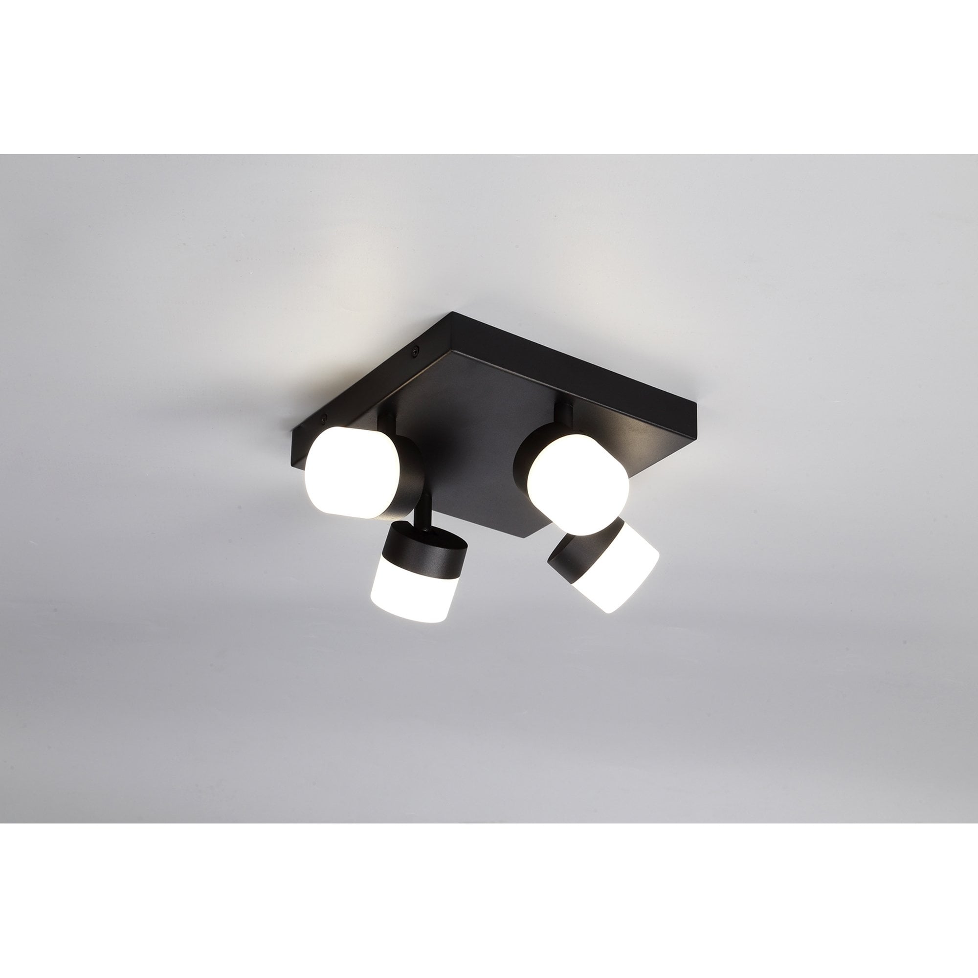 NL82159 Bovan Bathroom LED 4 Light Ceiling Sand Black