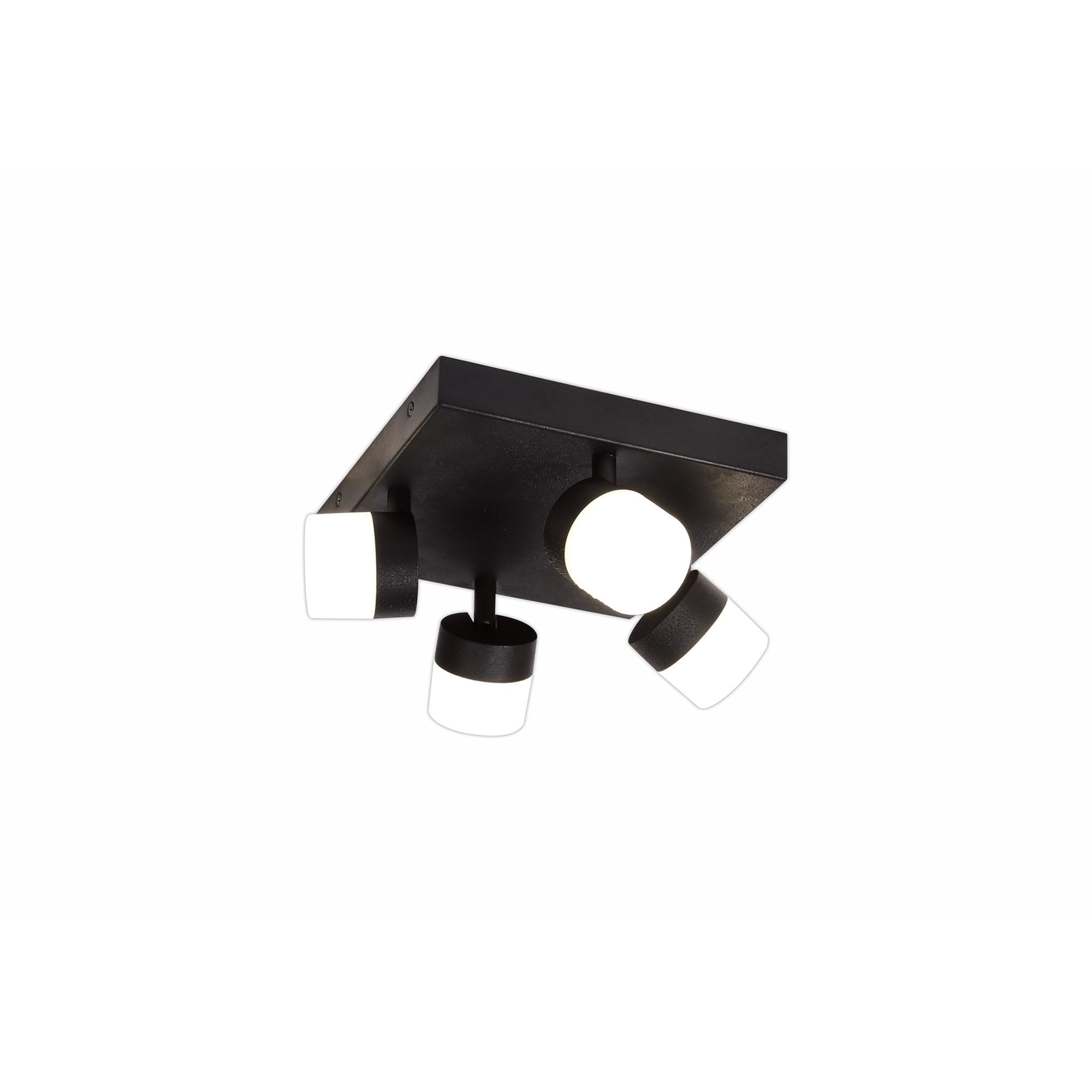 NL82159 Bovan Bathroom LED 4 Light Ceiling Sand Black