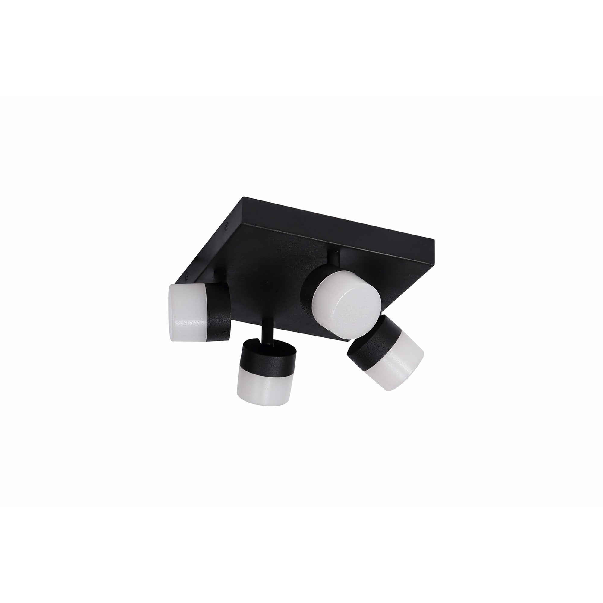NL82159 Bovan Bathroom LED 4 Light Ceiling Sand Black