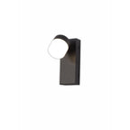NL82169 Bovan Bathroom LED Wall Lamp Single Adjustable Sand Black