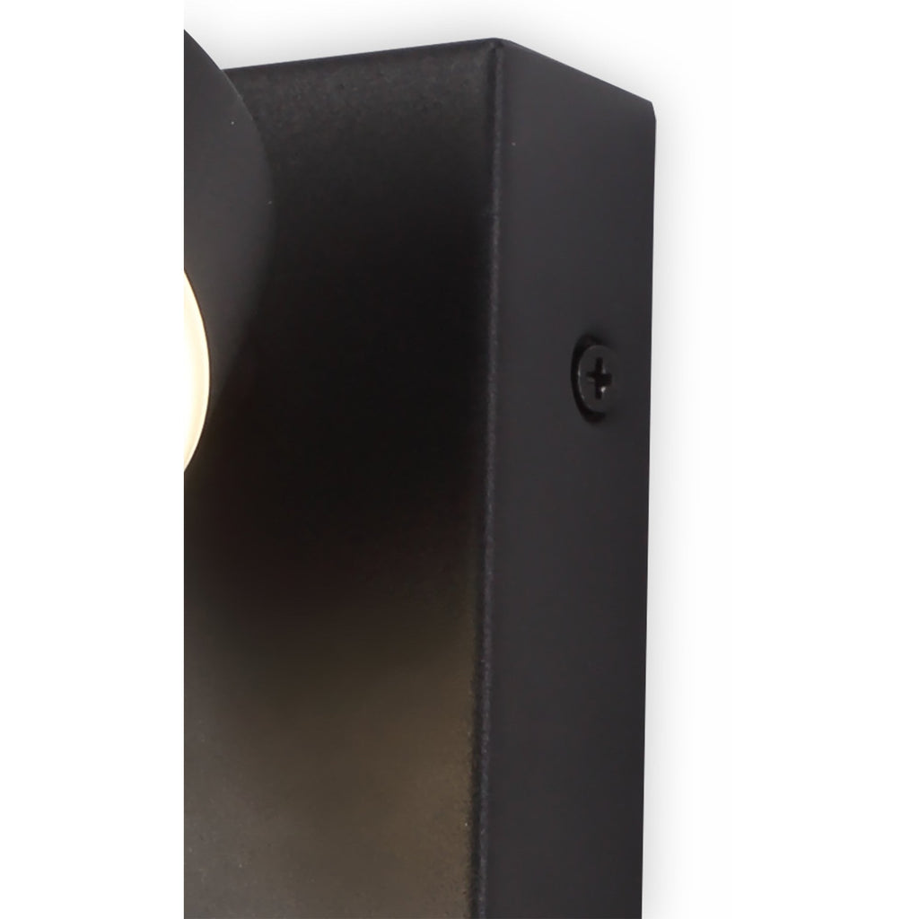 NL82169 Bovan Bathroom LED Wall Lamp Single Adjustable Sand Black