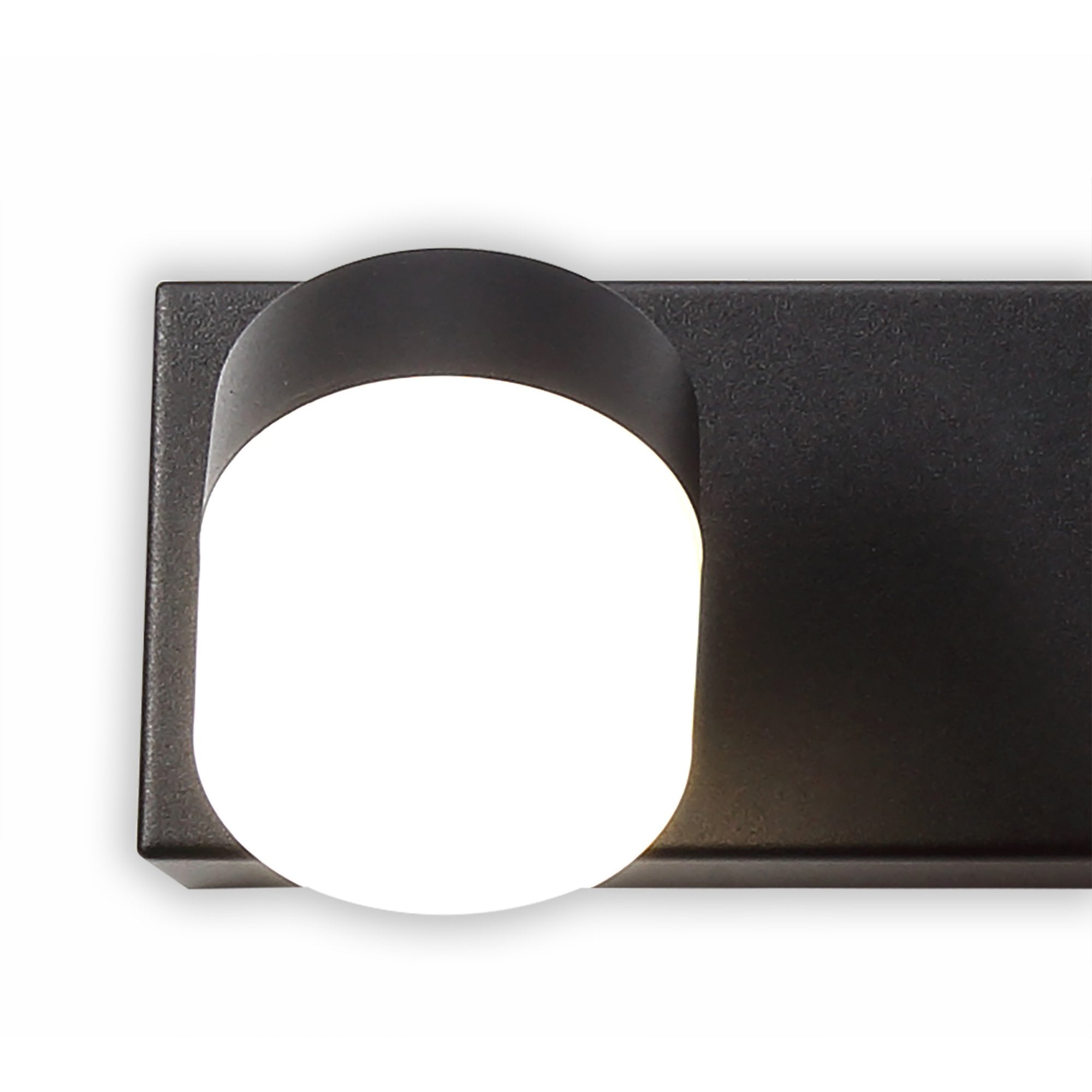 NL82179 Bovan Bathroom LED Wall Lamp Triple Adjustable Sand Black