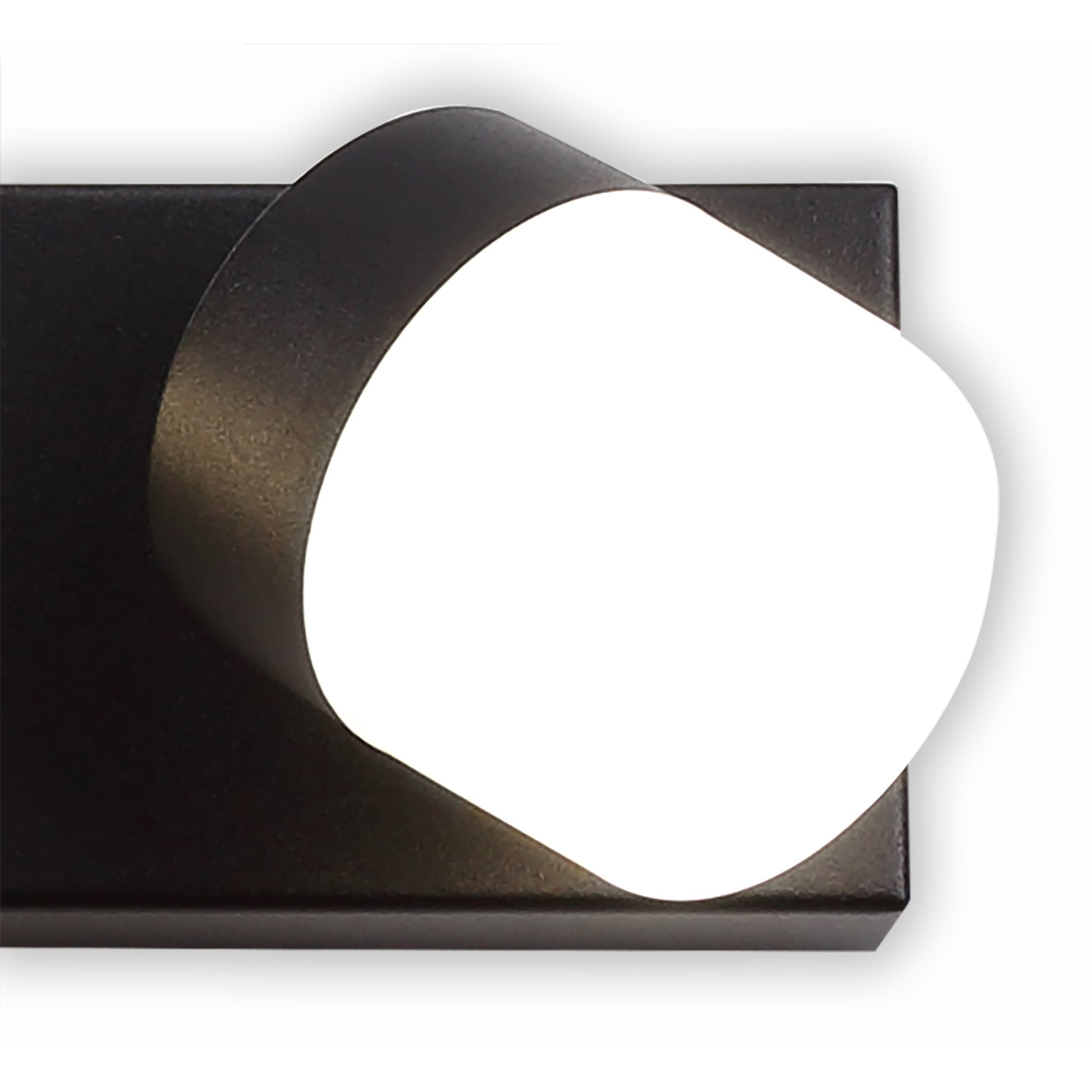 NL82179 Bovan Bathroom LED Wall Lamp Triple Adjustable Sand Black