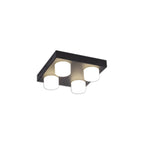 NL82189 Bovan Bathroom LED 4 Light Fixed Ceiling Sand Black