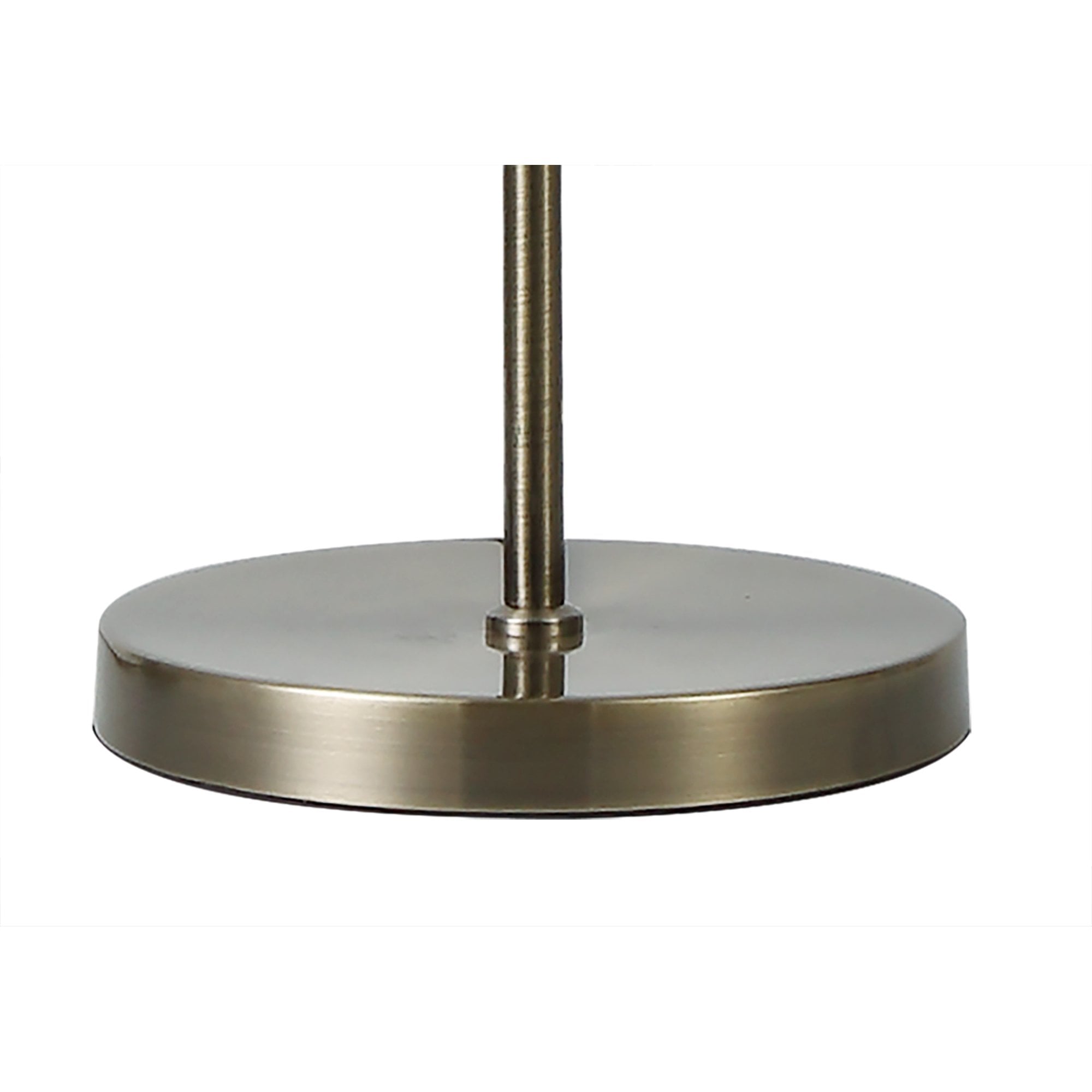 NL82199 Farro 3 Light Floor Lamp Antique Brass/Smoked & Amber Glass
