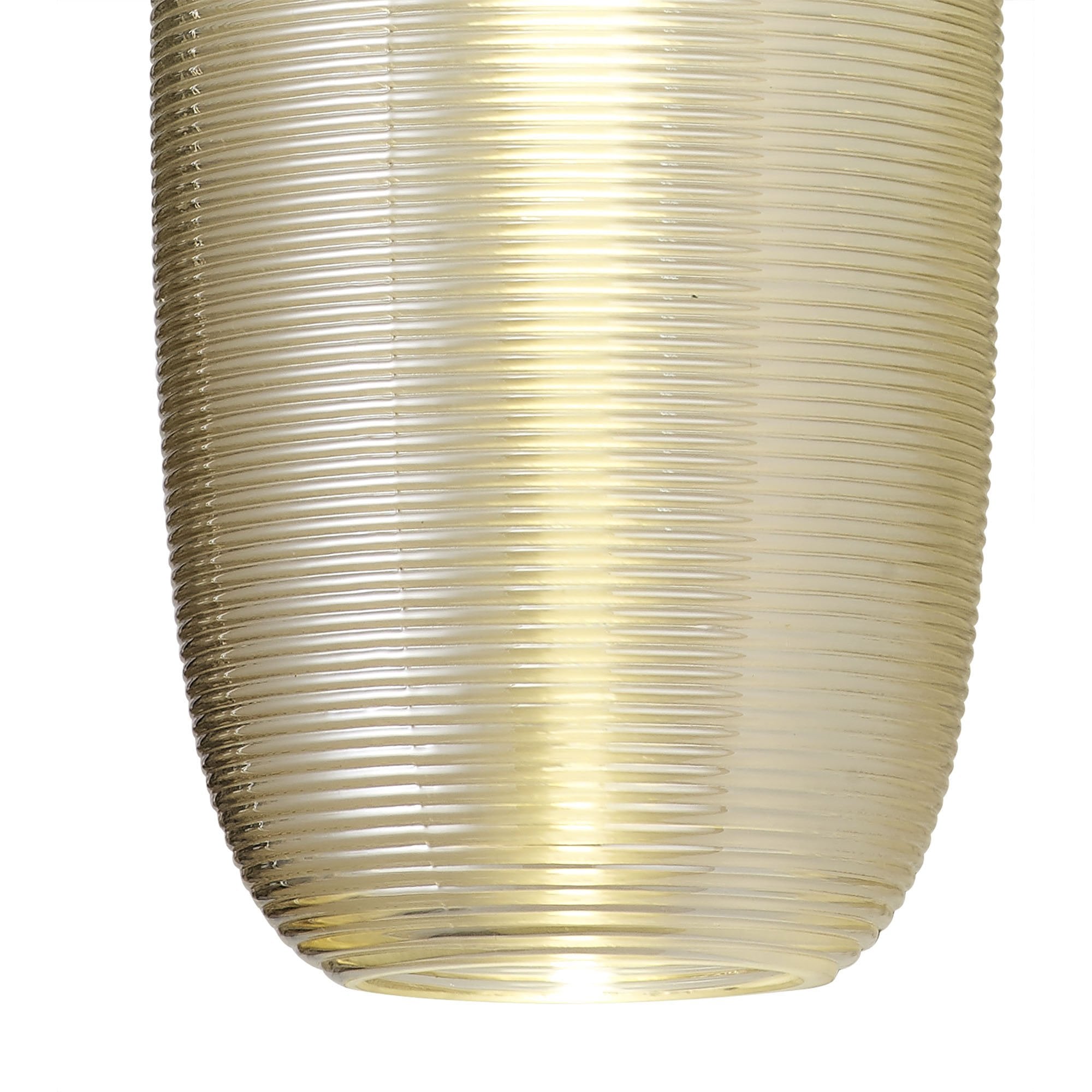 NL82209 Barter LED Switched Wall Lamp Polished Chrome/Black With Champagne Glass