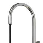 NL82209 Barter LED Switched Wall Lamp Polished Chrome/Black With Champagne Glass