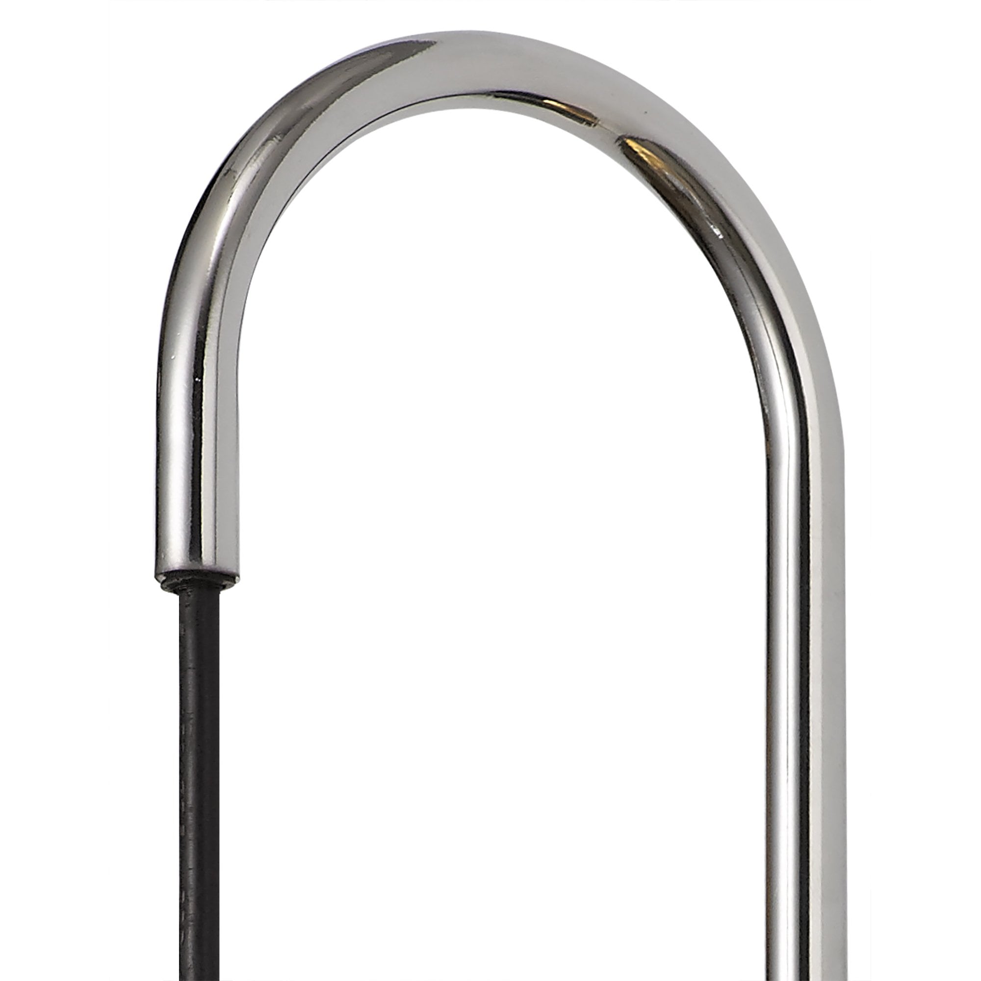 NL82229 Barter LED Switched Wall Lamp Polished Chrome/Black With Copper Glass