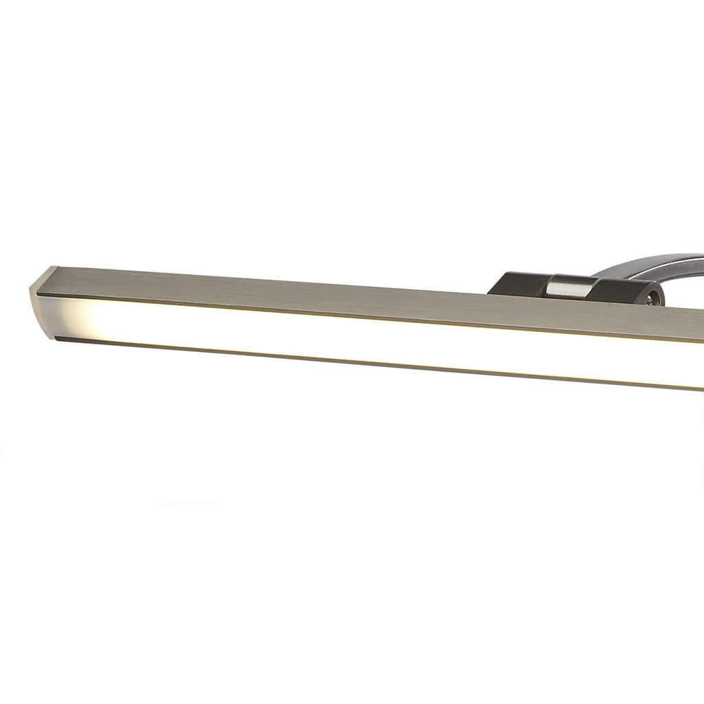 NL82249 Penton LED 1 Arm Table Lamp Satin Nickel
