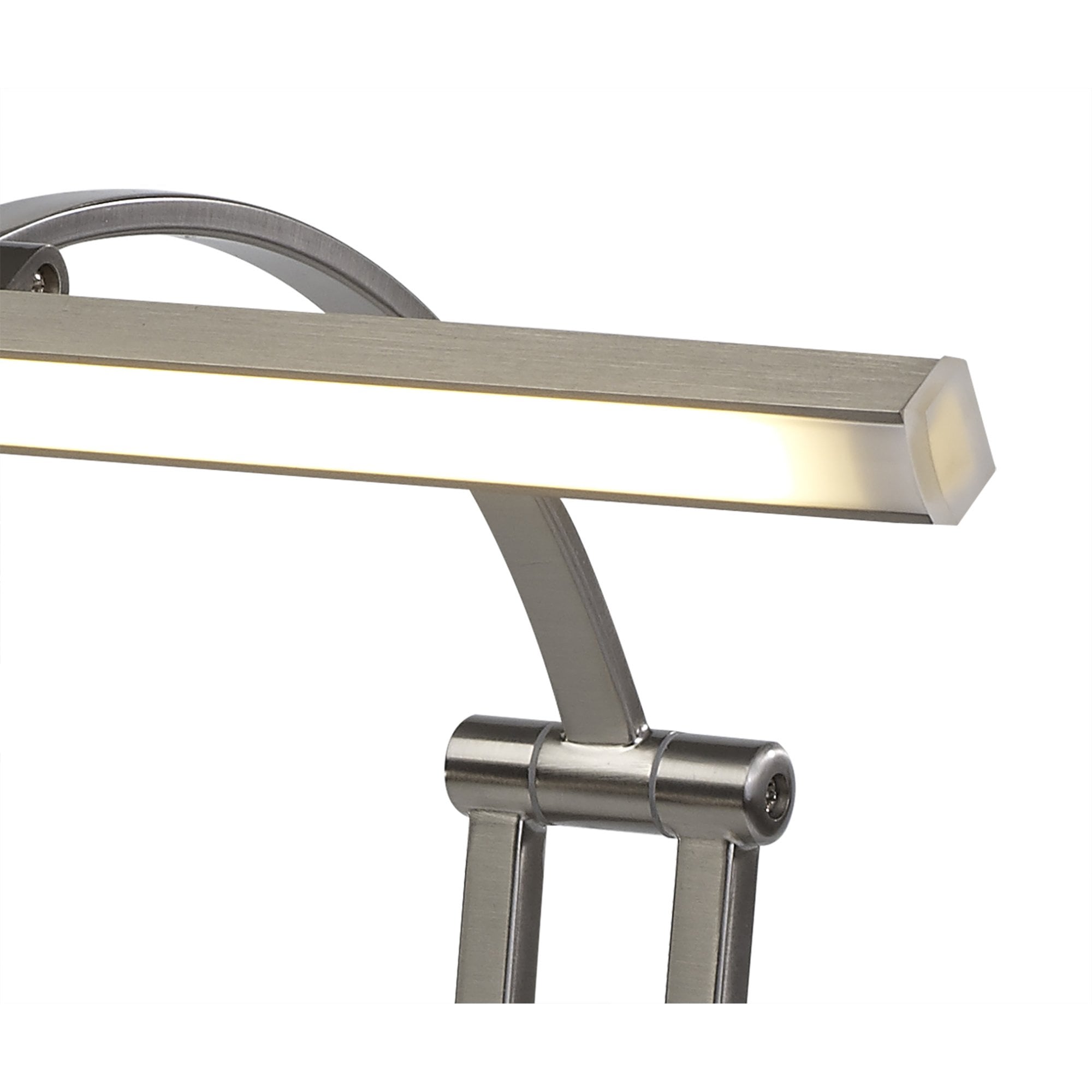 NL82249 Penton LED 1 Arm Table Lamp Satin Nickel