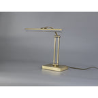 NL82259 Penton LED 1 Arm Table Lamp Antique Brass