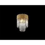 NL82279 Vienna Ceiling Round 3 Light Brass/Clear Glass