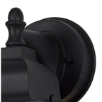 NL82489 Guard Outdoor Down Square Criss Cross Wall Lamp Sand Black