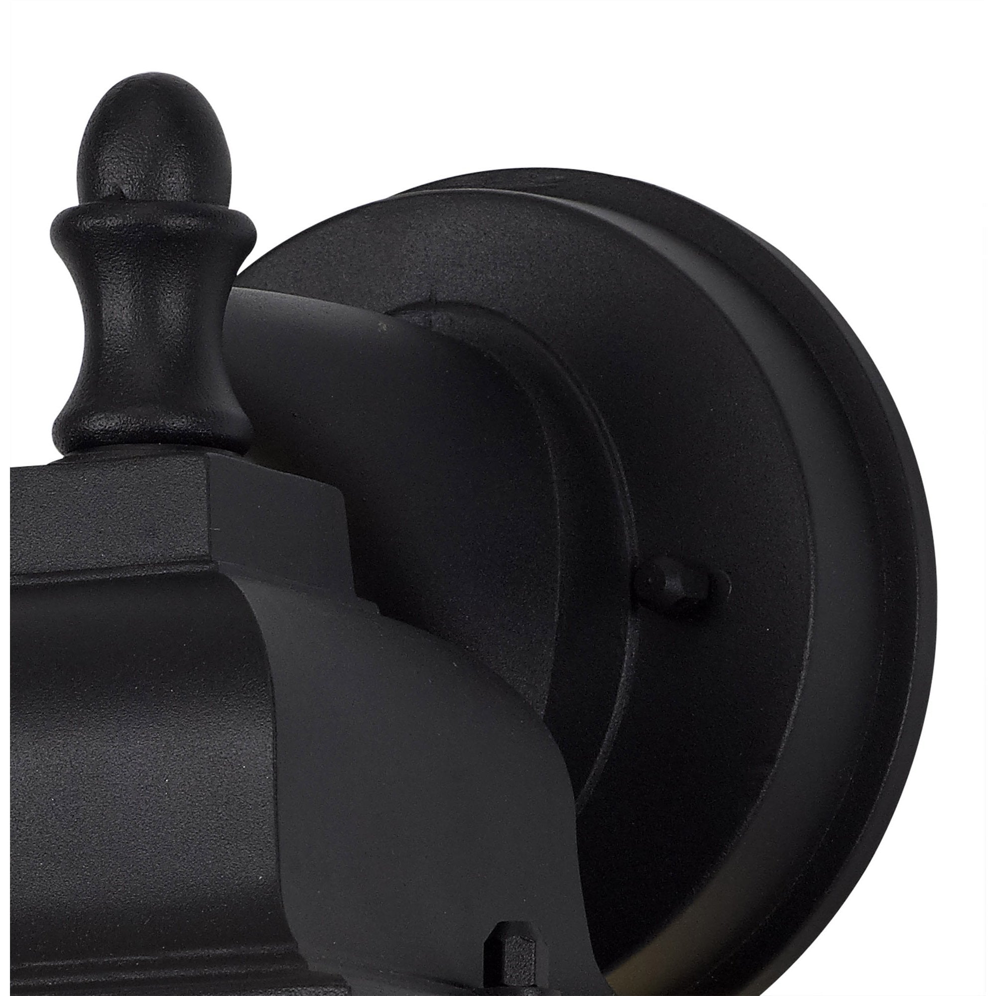 NL82489 Guard Outdoor Down Square Criss Cross Wall Lamp Sand Black