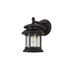 NL82509 Guard Outdoor Down Round Wall Lamp Antique Bronze