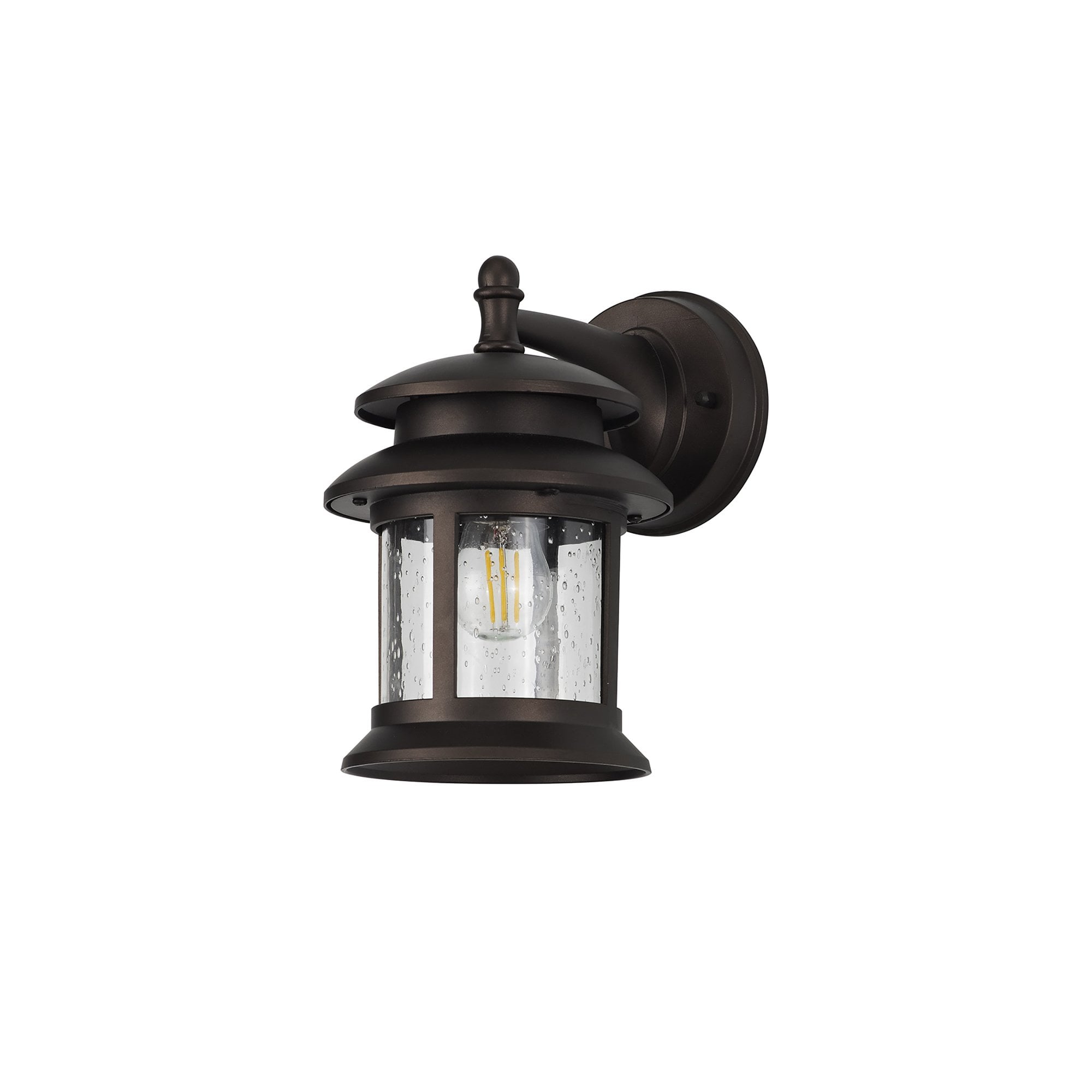 NL82509 Guard Outdoor Down Round Wall Lamp Antique Bronze