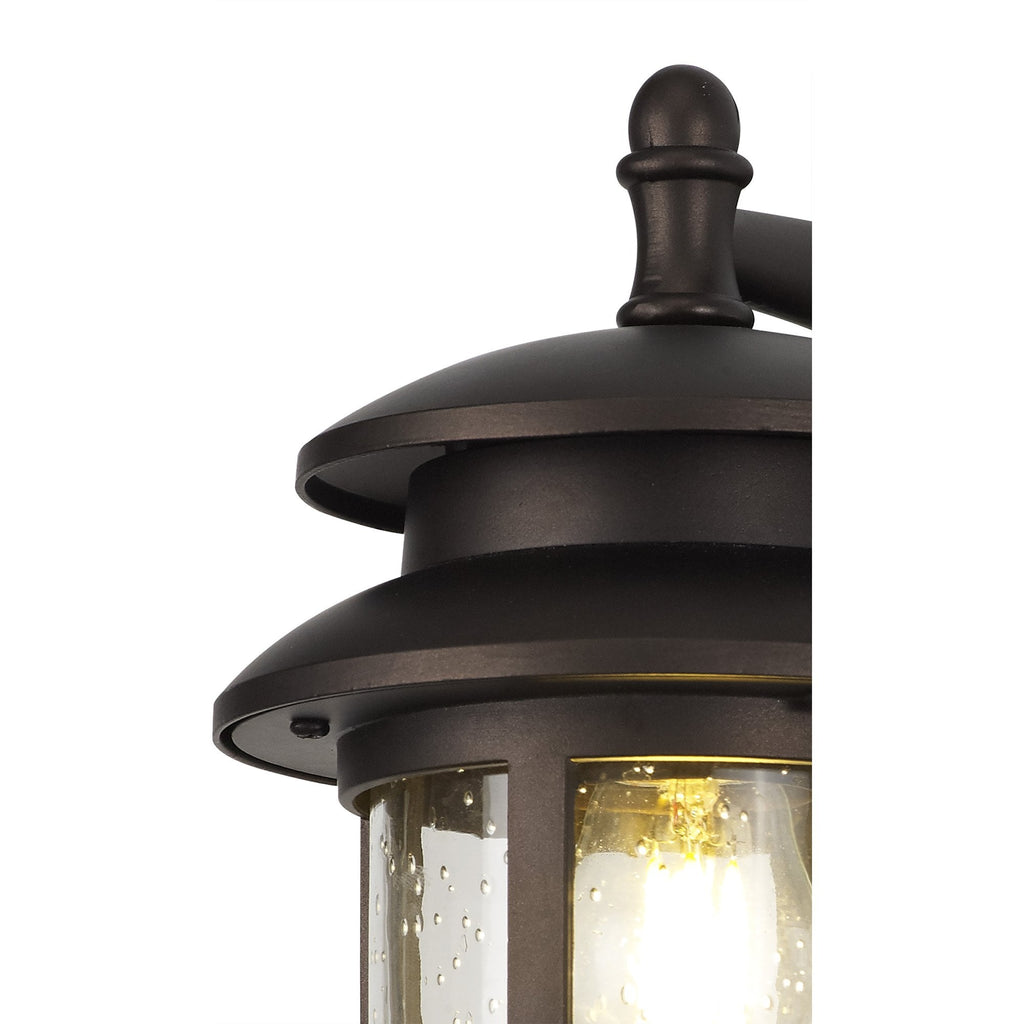 NL82509 Guard Outdoor Down Round Wall Lamp Antique Bronze