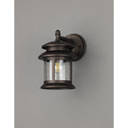 NL82509 Guard Outdoor Down Round Wall Lamp Antique Bronze