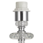 NL82589 Glastonbury Floor Lamp Polished Chrome/Clear Glass/Crystal