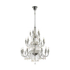 NL82609 Glastonbury Chandelier Pendant 29 Light Polished Chrome/Clear Glass/Crystal