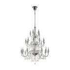 NL82609 Glastonbury Chandelier Pendant 29 Light Polished Chrome/Clear Glass/Crystal