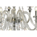 NL82609 Glastonbury Chandelier Pendant 29 Light Polished Chrome/Clear Glass/Crystal