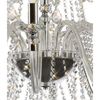 NL82609 Glastonbury Chandelier Pendant 29 Light Polished Chrome/Clear Glass/Crystal