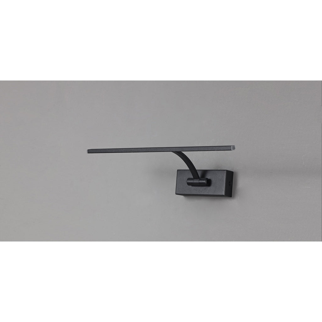 NL82689 Penton Small 1 Arm LED Picture Light Sand Black