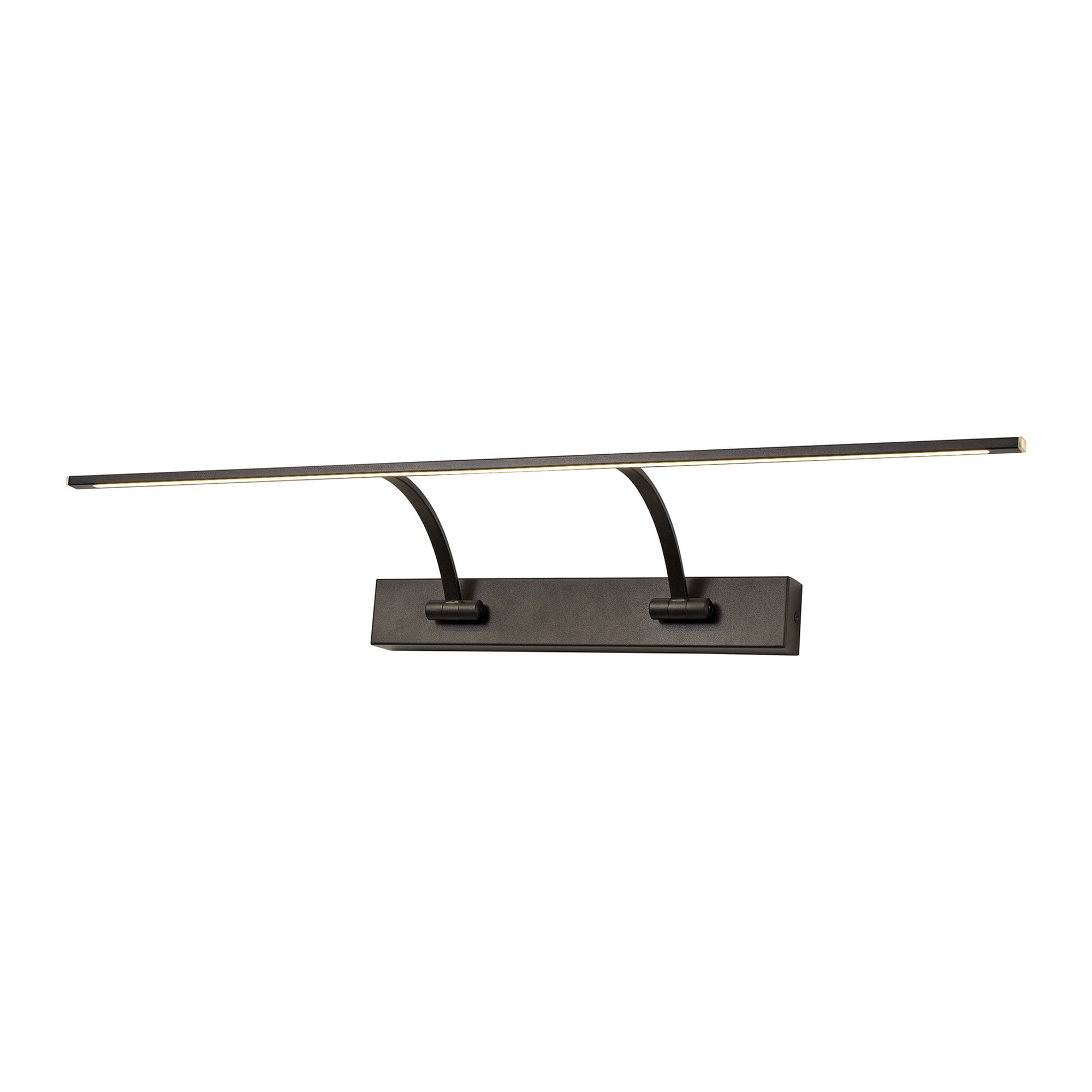 NL82709 Penton Small 2 Arm LED Picture Light Sand Black