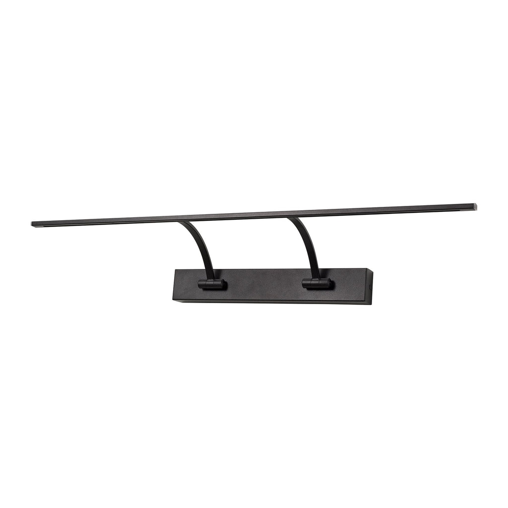 NL82709 Penton Small 2 Arm LED Picture Light Sand Black