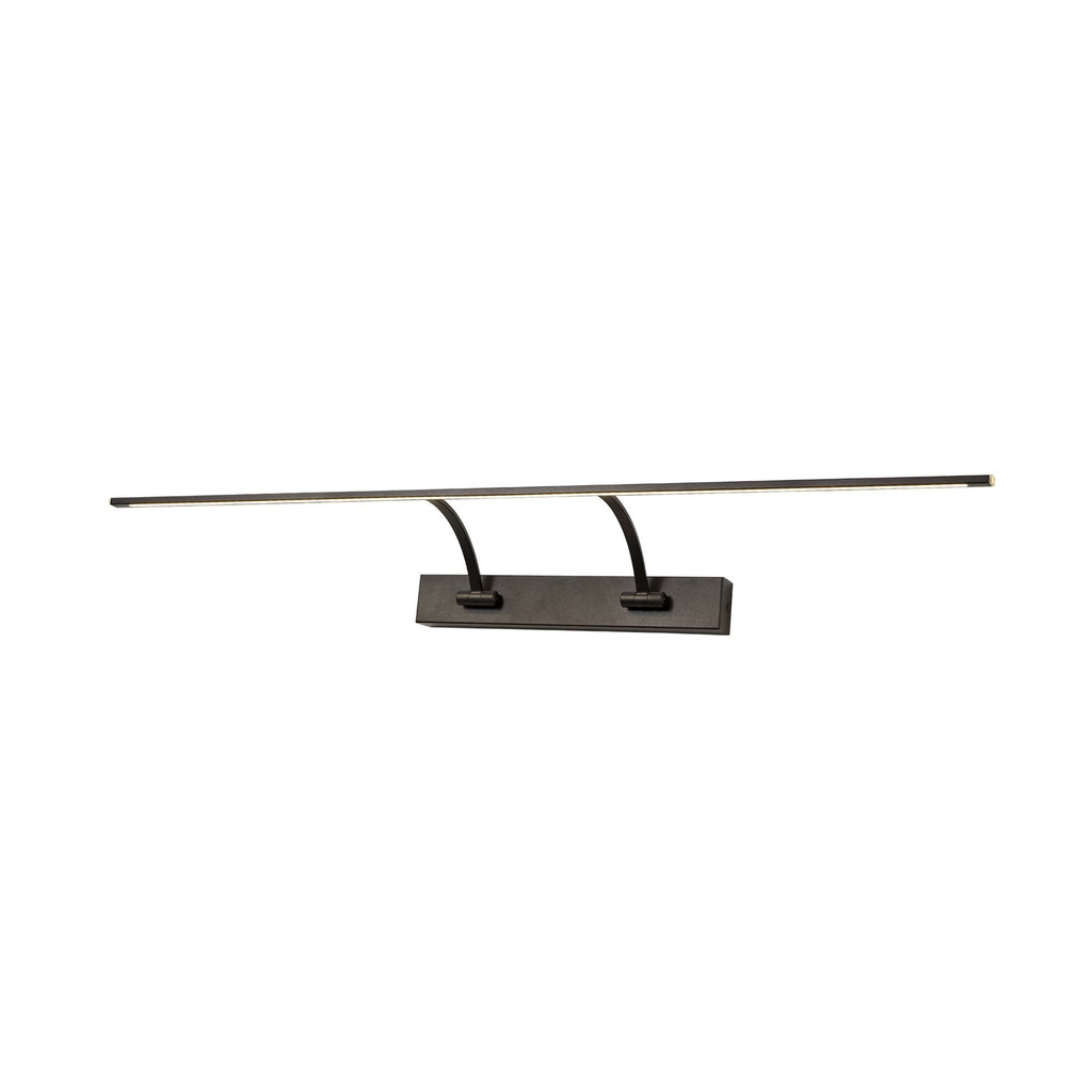 NL82719 Penton Large 2 Arm LED Picture Light Sand Black
